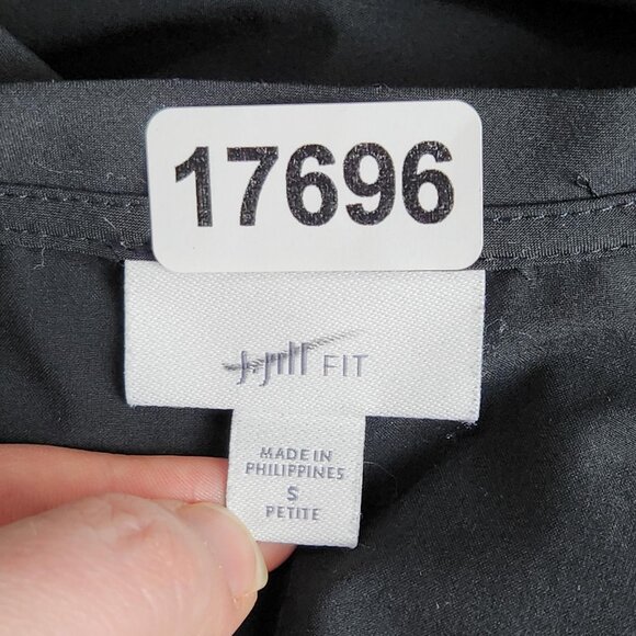 J Jill Jumpsuit Womens Small Petite Black Sleeveless V Neck Wide Leg Lightweight - Picture 10 of 12